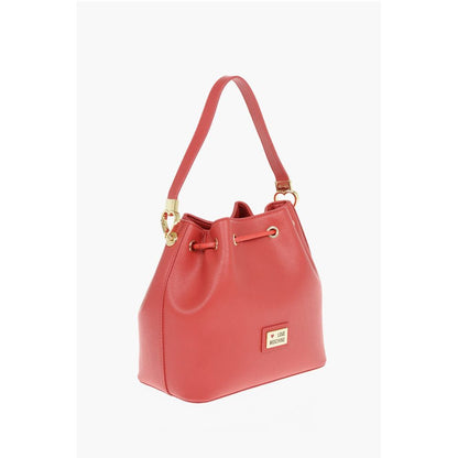 Moschino Rote Polyethylen-Umhängetasche