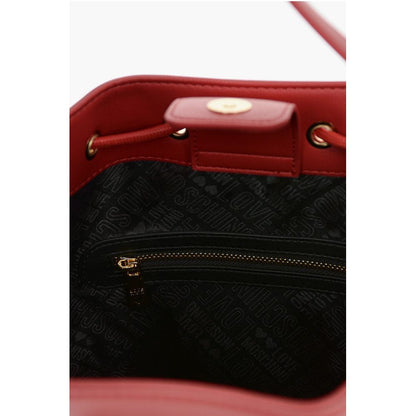 Moschino Rote Polyethylen-Umhängetasche