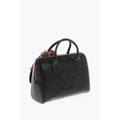 Moschino Schwarze Tragetasche aus Polyethylen