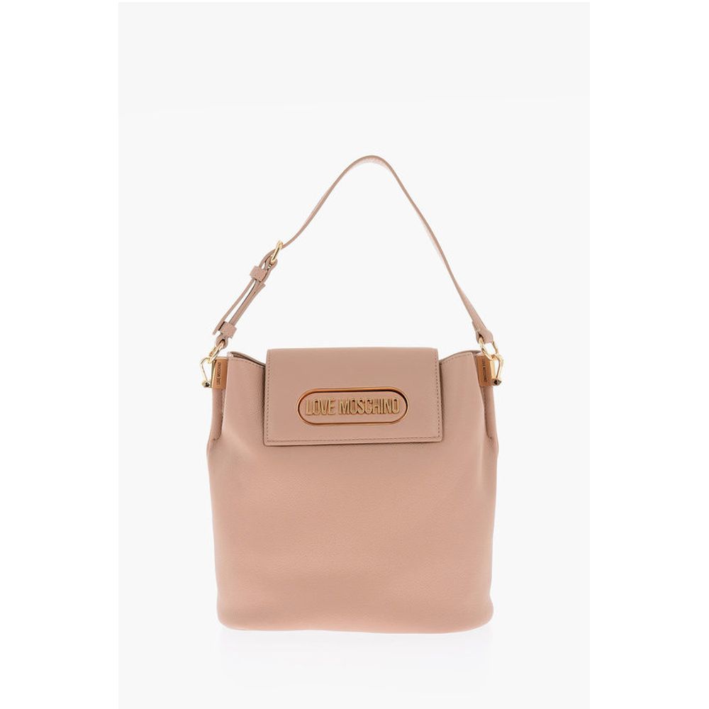 Moschino Beige Polyethylen Umhängetasche