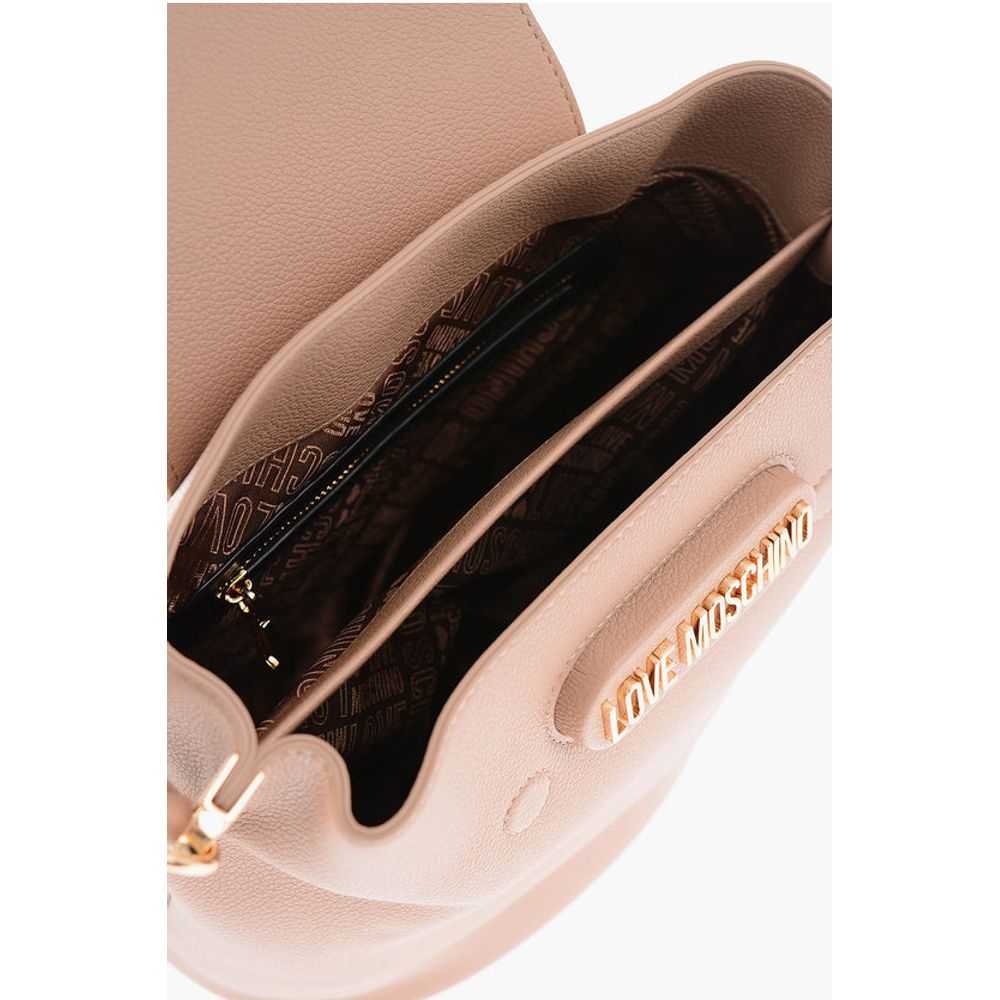 Moschino Beige Polyethylen Umhängetasche