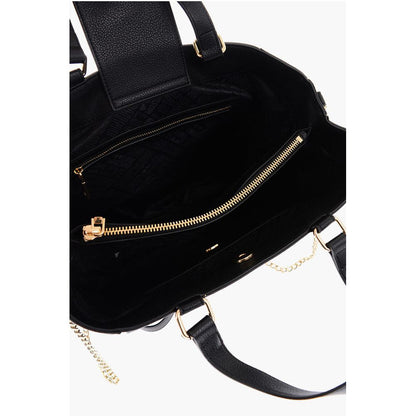 Moschino Schwarze Polyethylen-Umhängetasche