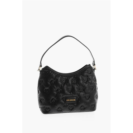 Moschino Schwarze Tragetasche aus Polyethylen