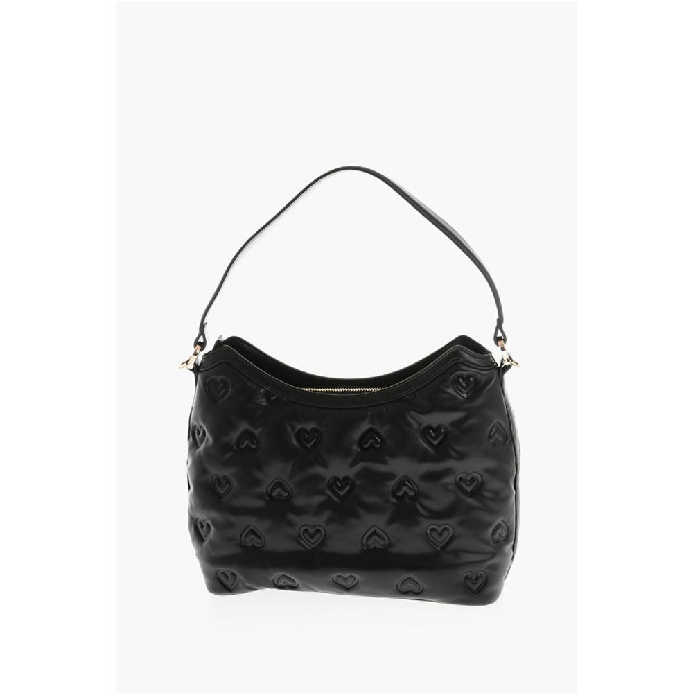 Moschino Schwarze Tragetasche aus Polyethylen
