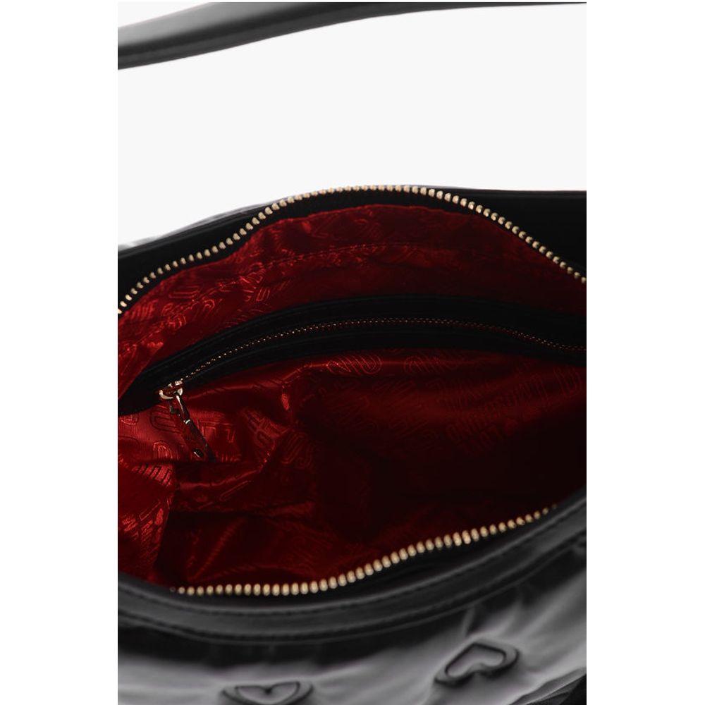 Moschino Schwarze Tragetasche aus Polyethylen