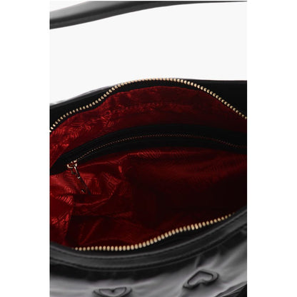 Moschino Schwarze Tragetasche aus Polyethylen