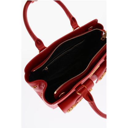 Moschino Rote Polyethylen-Tragetasche