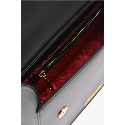 Moschino Schwarze Polyethylen-Umhängetasche