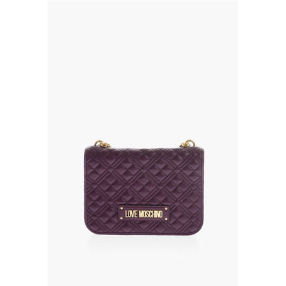 Moschino Lila Polyethylen Umhängetasche