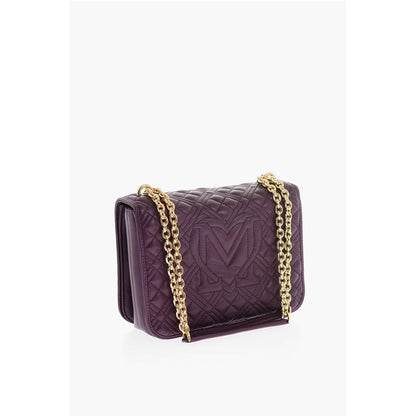 Moschino Lila Polyethylen Umhängetasche