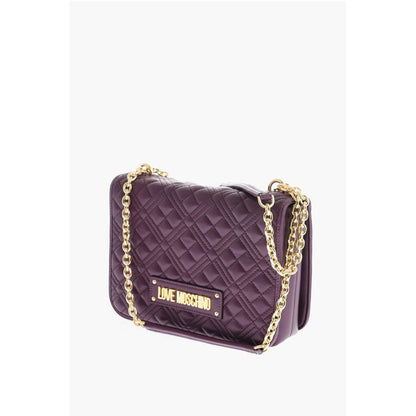 Moschino Lila Polyethylen Umhängetasche
