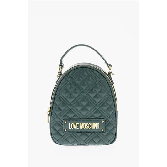 Moschino Grüne Polyethylen-Tragetasche