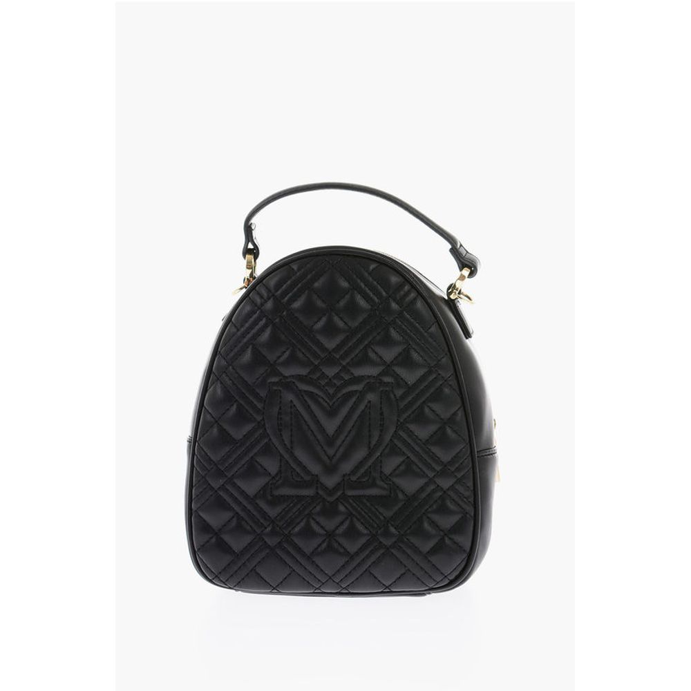 Moschino Schwarze Tragetasche aus Polyethylen