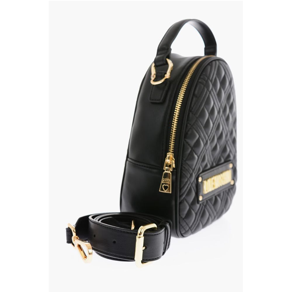 Moschino Schwarze Tragetasche aus Polyethylen