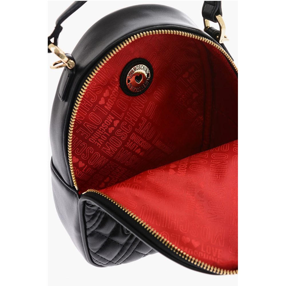 Moschino Schwarze Tragetasche aus Polyethylen