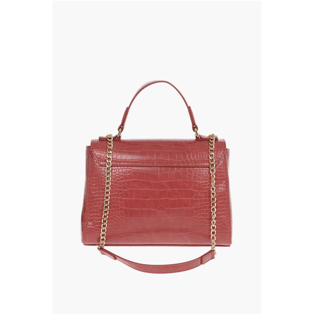 Moschino Rote Polyurethan Tragetasche