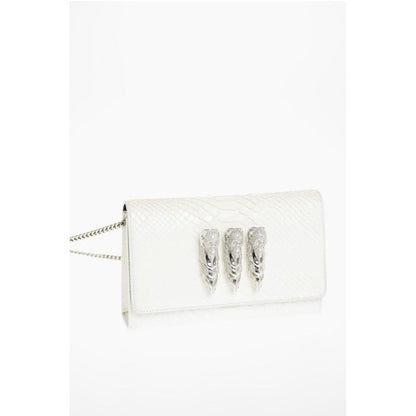 Philipp Plein Tote Tasche aus weißem Kalbsleder