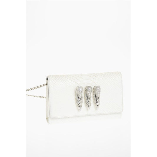 Philipp Plein Tote Tasche aus weißem Kalbsleder