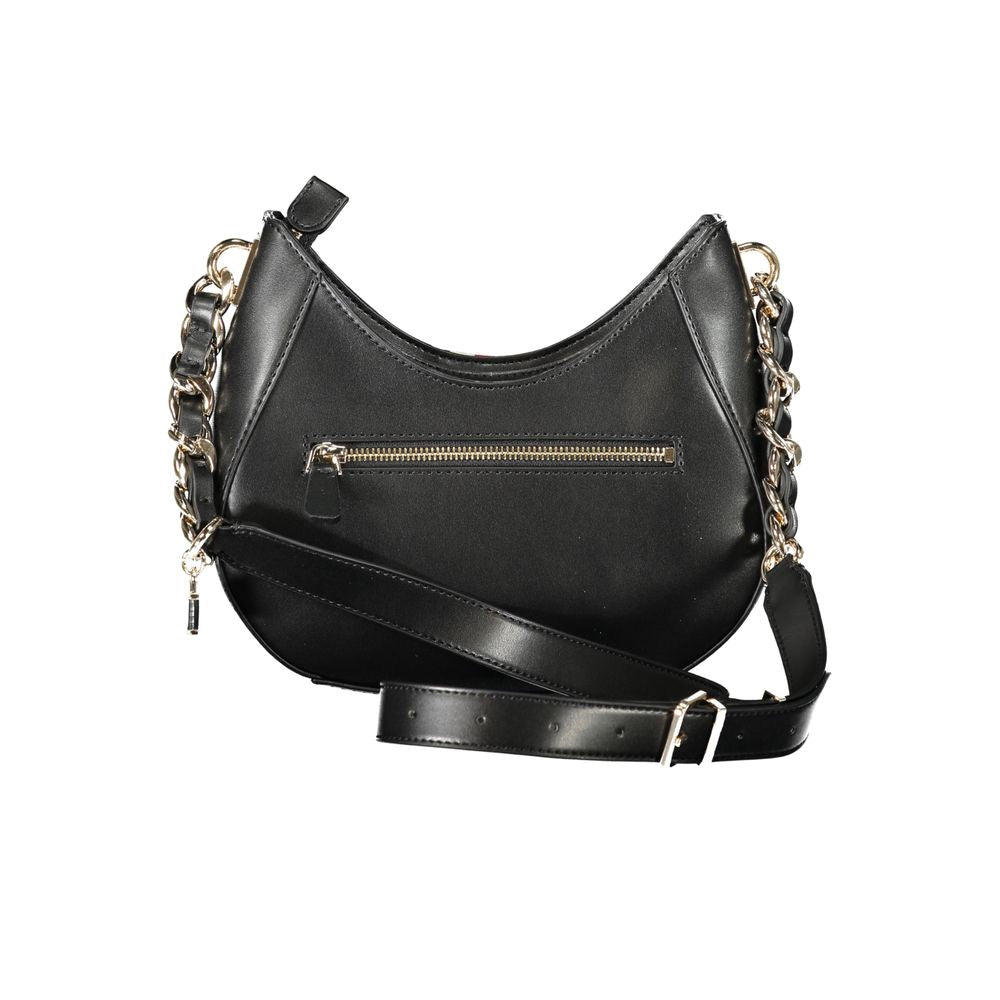Guess Jeans Schwarz Polyethylen Frauen Handtasche