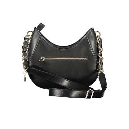 Guess Jeans Schwarz Polyethylen Frauen Handtasche