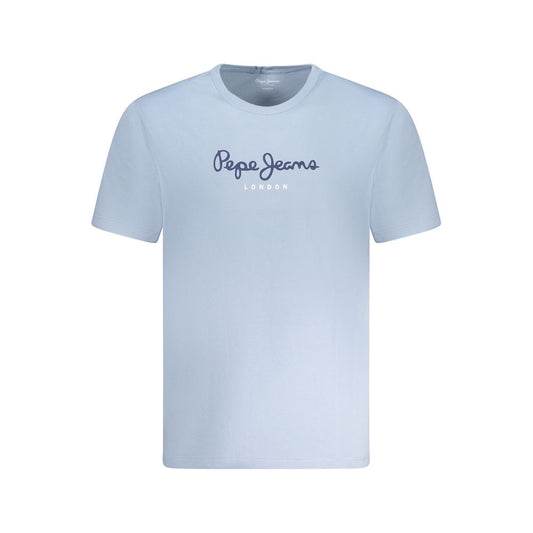 Pepe Jeans Hellblaues Baumwolle Herren T-Shirt