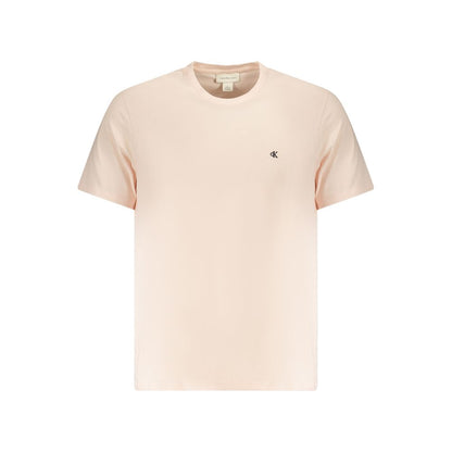 Calvin Klein Rosa Baumwolle Männer T-Shirt