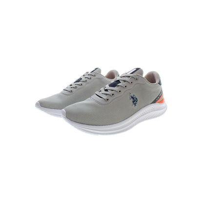 U.S. POLO ASSN. Brauner Polyester Herren Sneaker