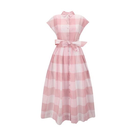 Sara Roka Chemisier Karo Kleid