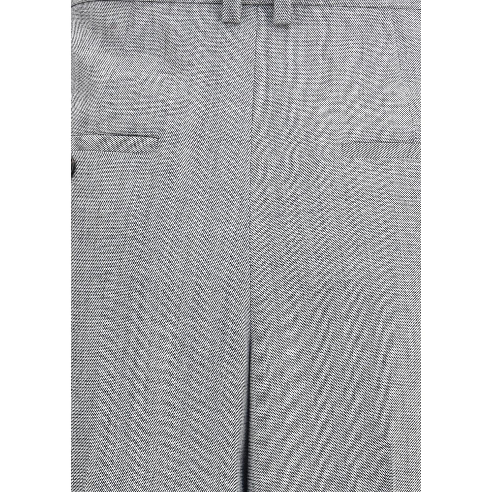 Saint Laurent Hose mit weitem Bein aus Wolle