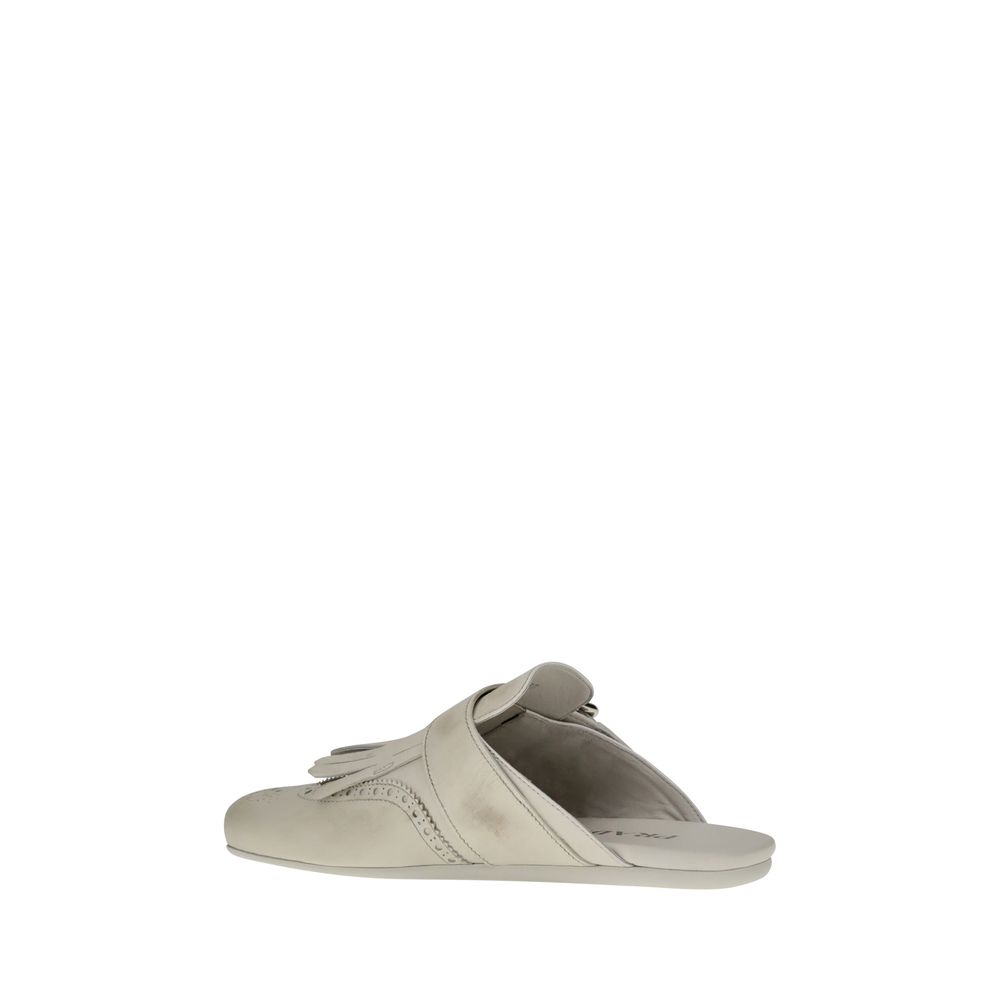 Prada Leder-Pantoletten