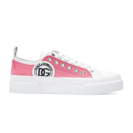 Dolce & Gabbana Rosa Baumwolle Sneaker