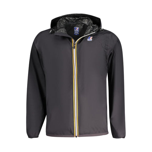K-WAY Schwarze Polyamid-Jacke