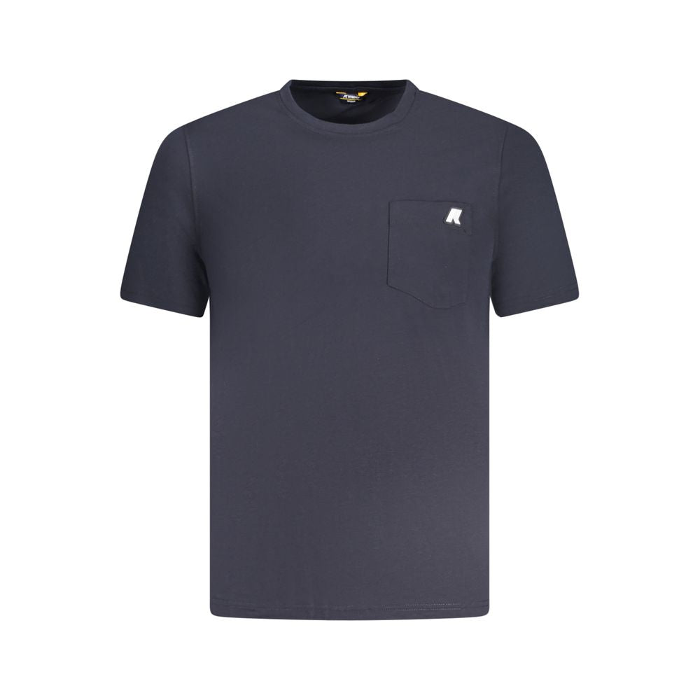 K-WAY T-Shirt aus blauer Baumwolle