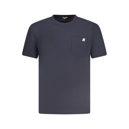 K-WAY T-Shirt aus blauer Baumwolle