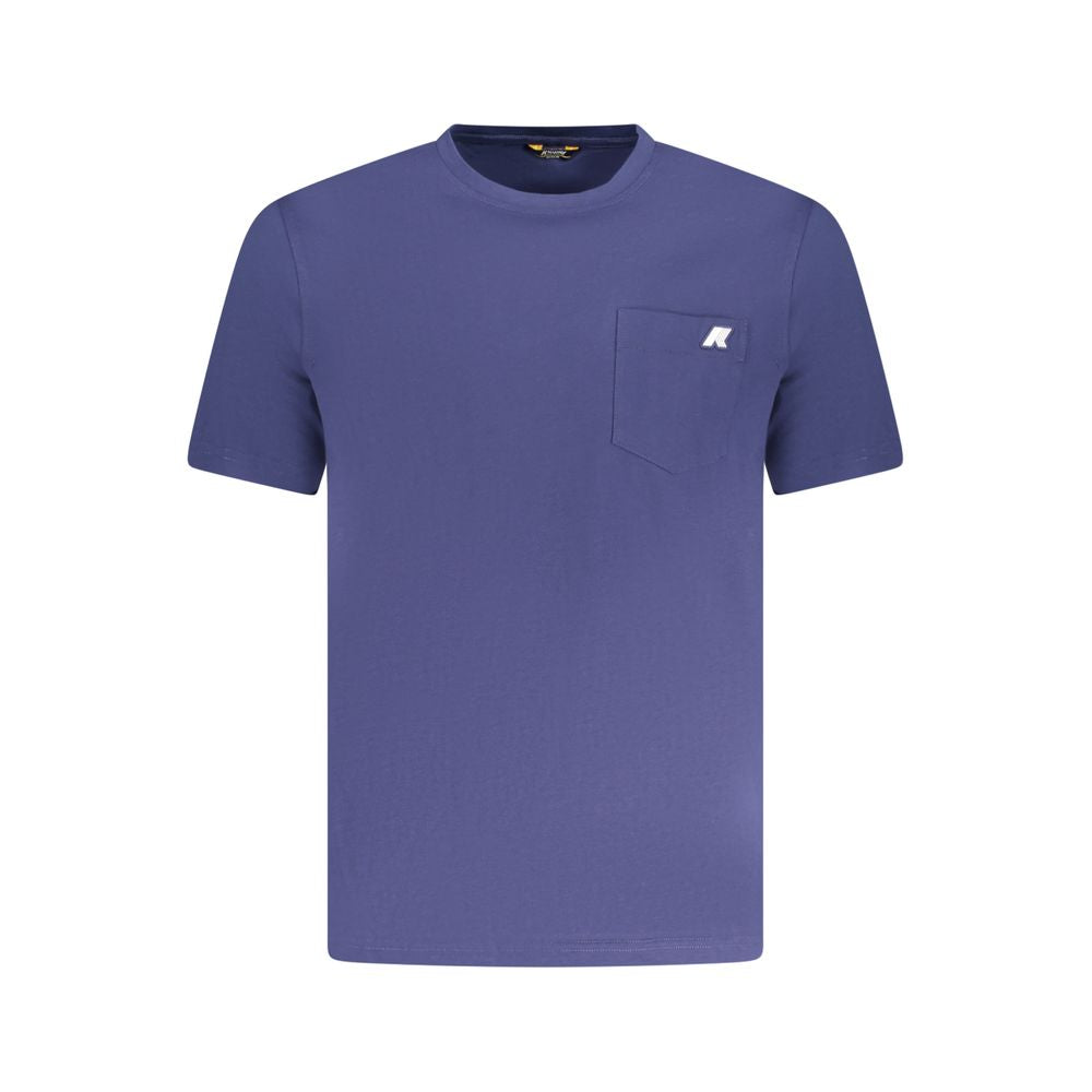K-WAY T-Shirt aus blauer Baumwolle
