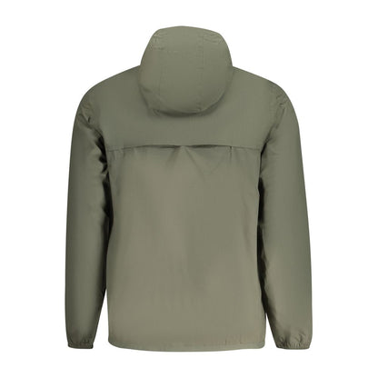 K-WAY Grüne Polyamid-Jacke