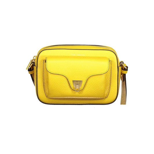 Coccinelle Gelbe Leder Damen Handtasche