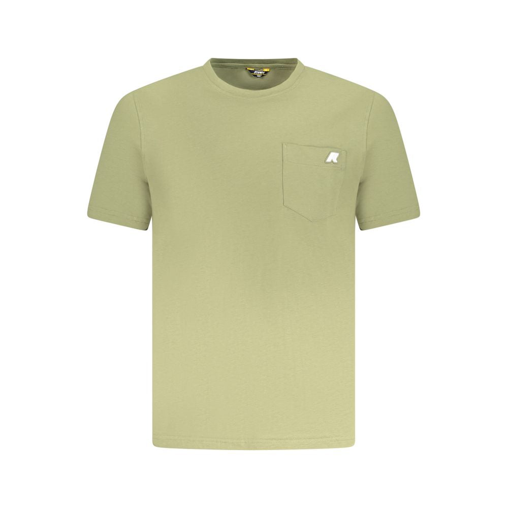 K-WAY T-Shirt aus grüner Baumwolle