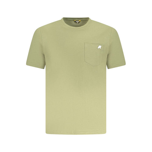 K-WAY T-Shirt aus grüner Baumwolle