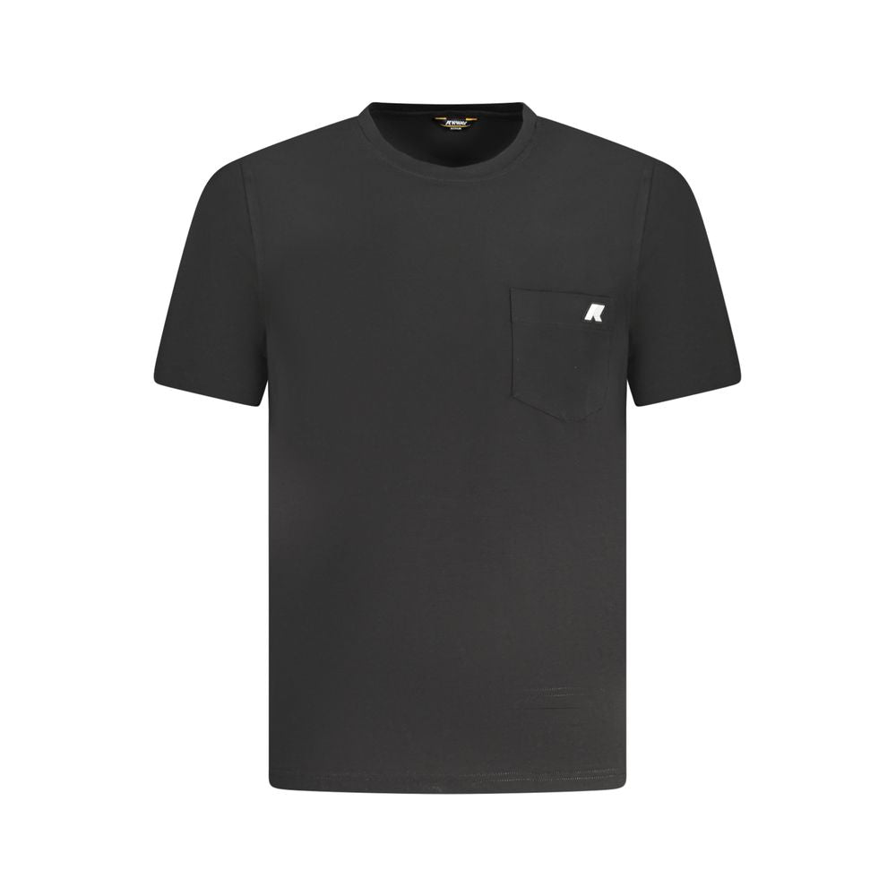 K-WAY Schwarzes T-Shirt aus Baumwolle