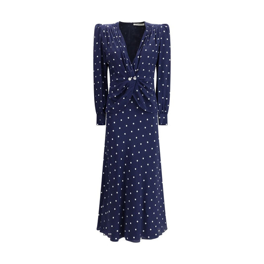 Alessandra Rich Polka-Dot-Kleid